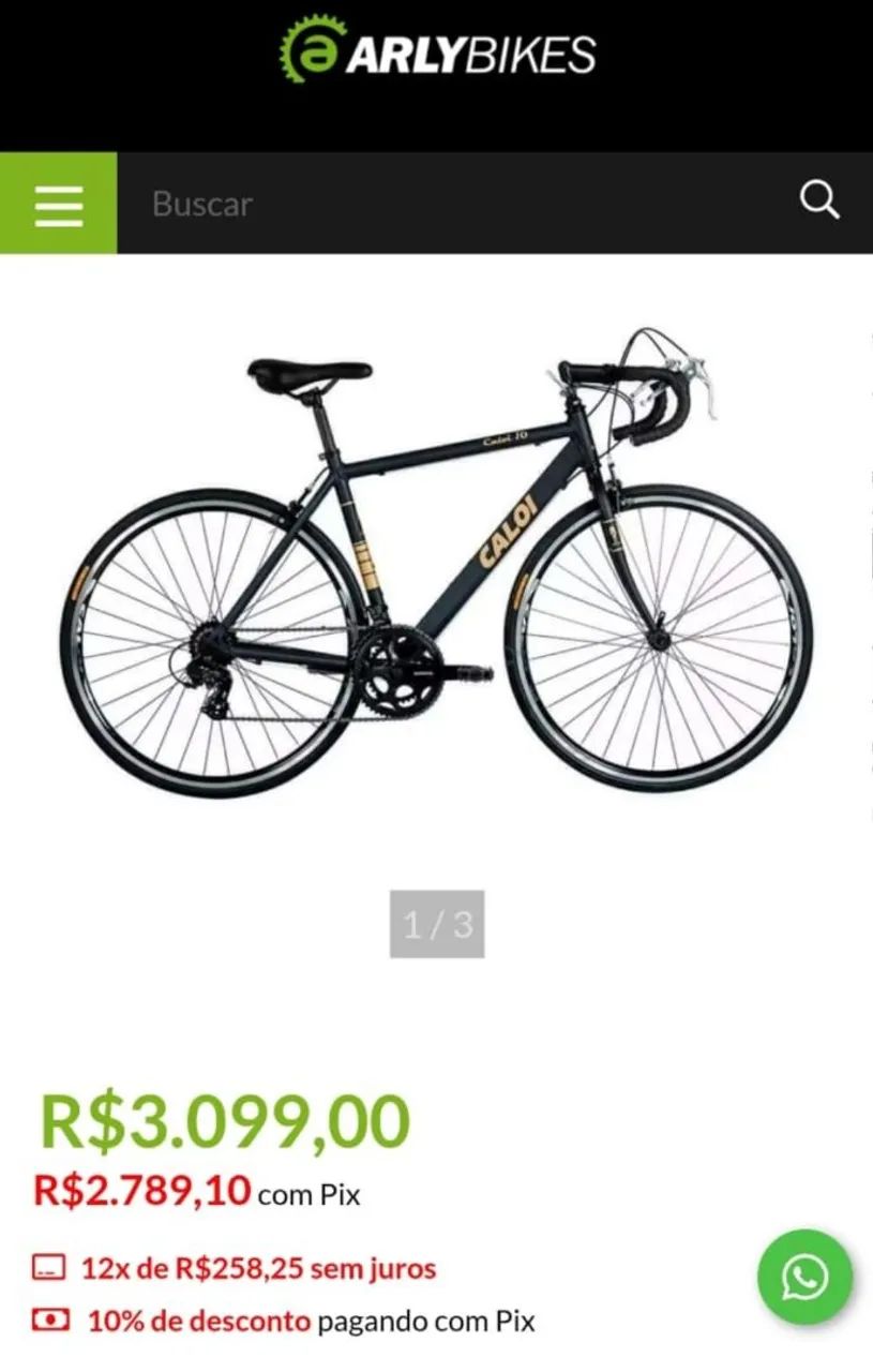 Bicicleta Speed Caloi10 - Foto 3