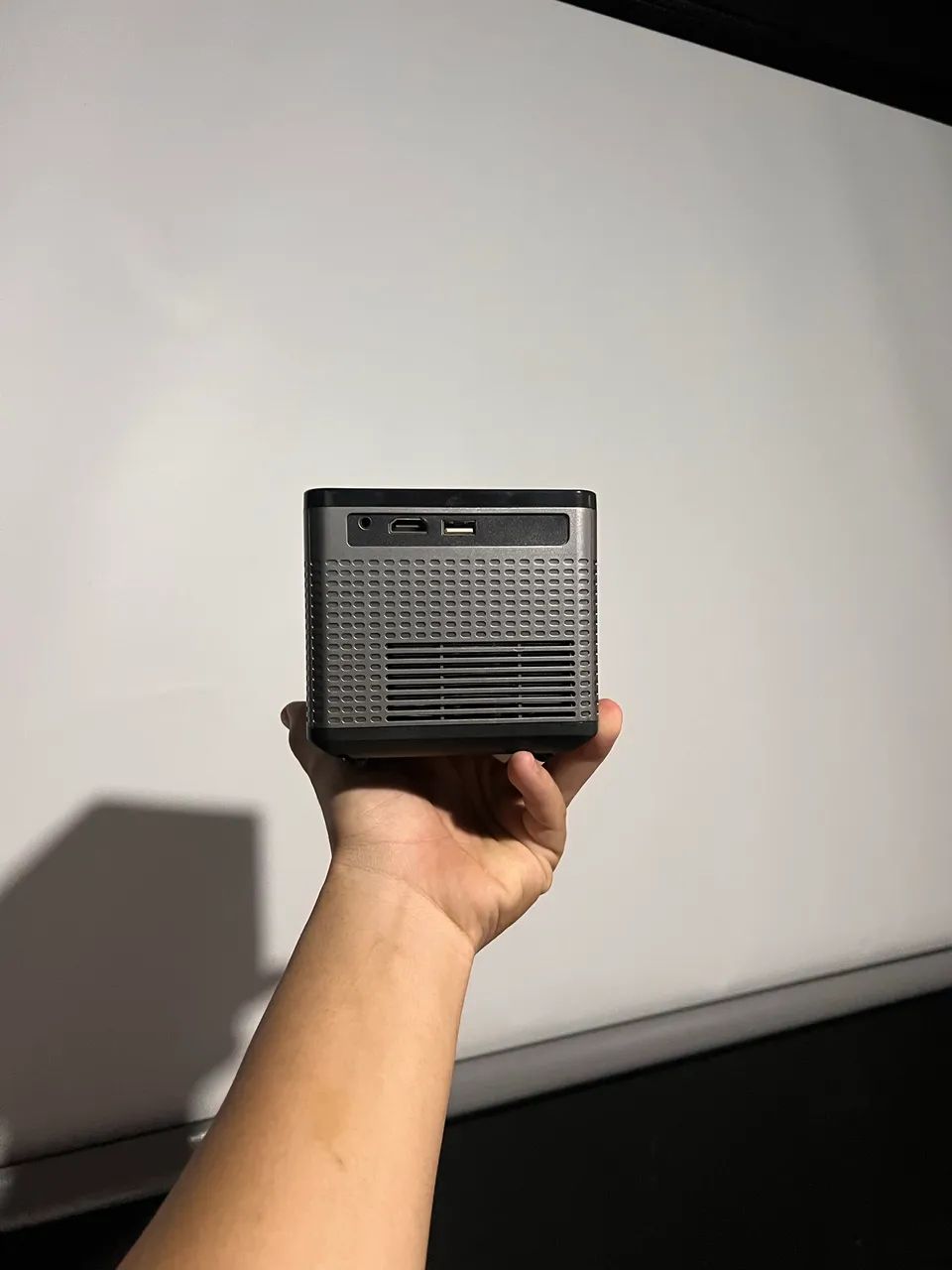 Projetor tv 4k + Telão Branco - Foto 4