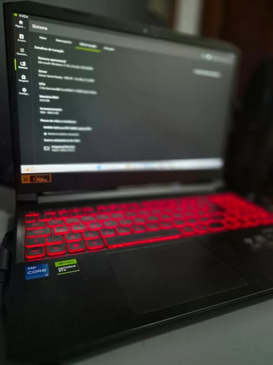 Notebook Acer Nitro 5 RTX