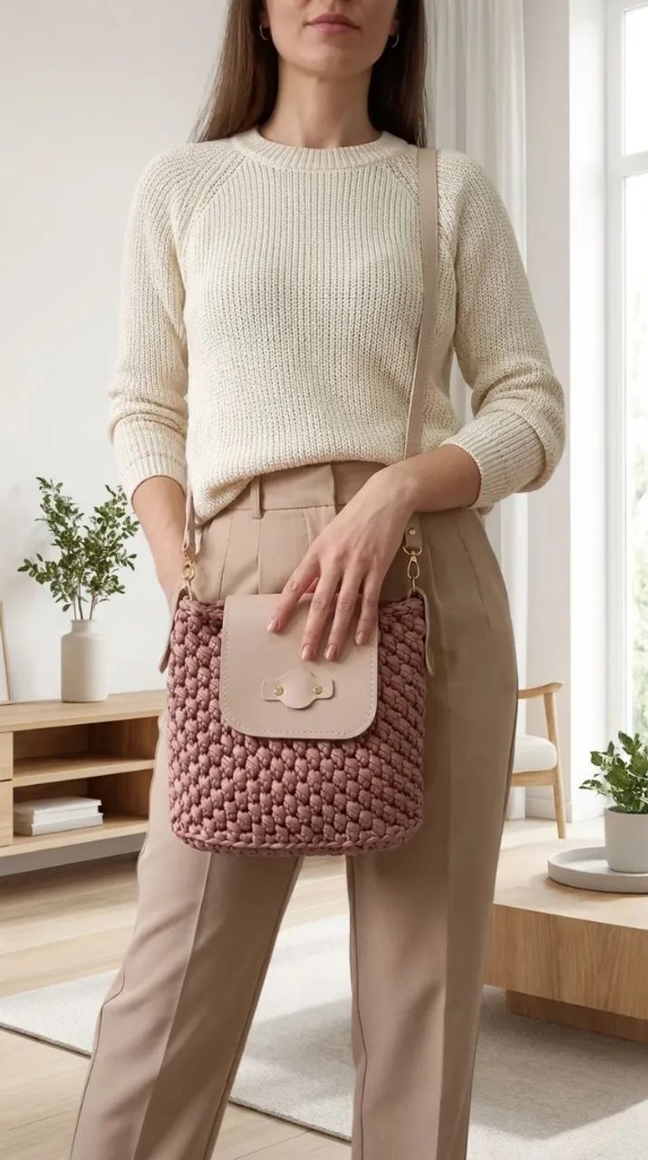 Bolsa de Crochê - Foto 3