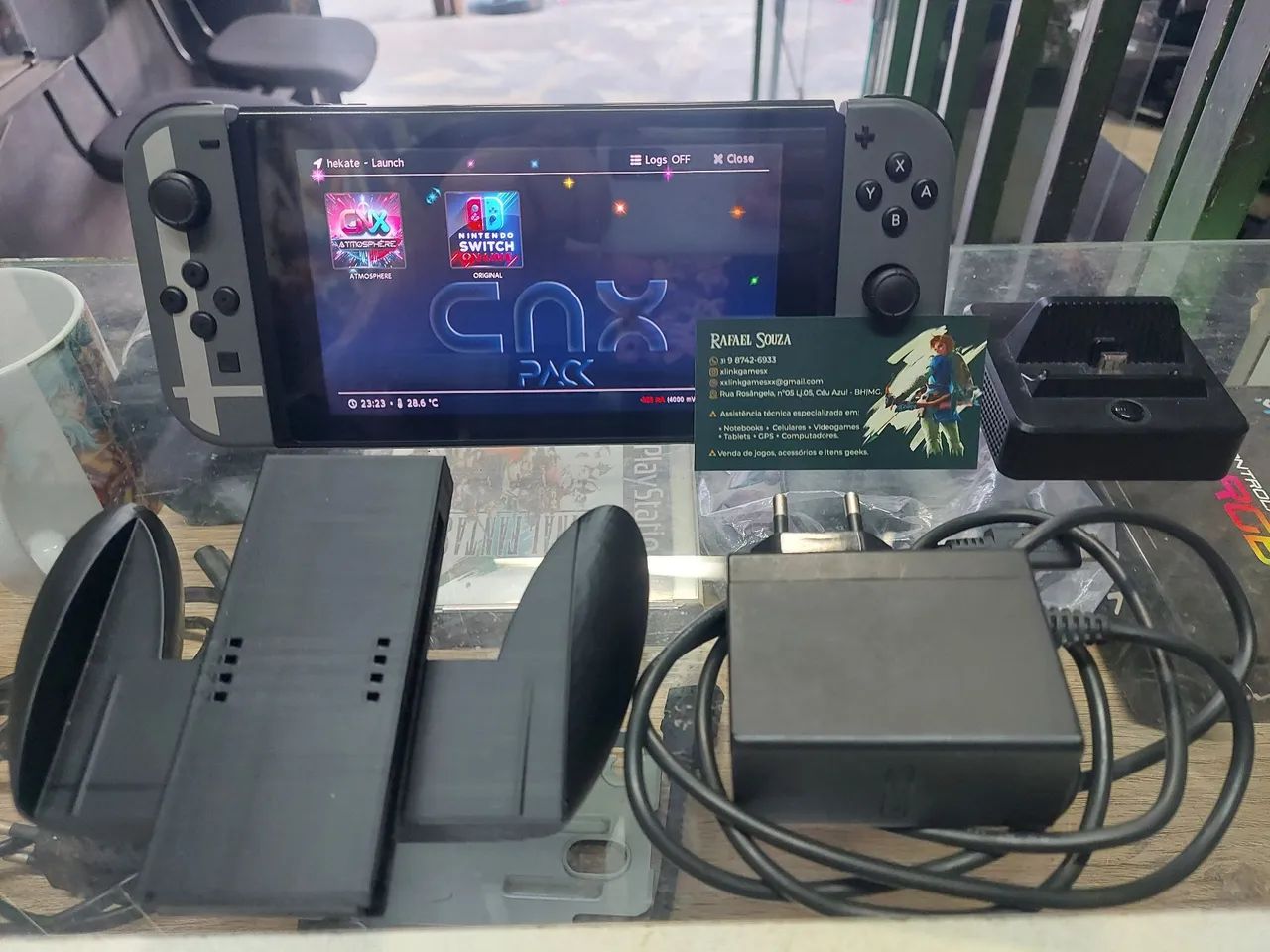 Nintendo switch V2 desbloqueado com garantia !