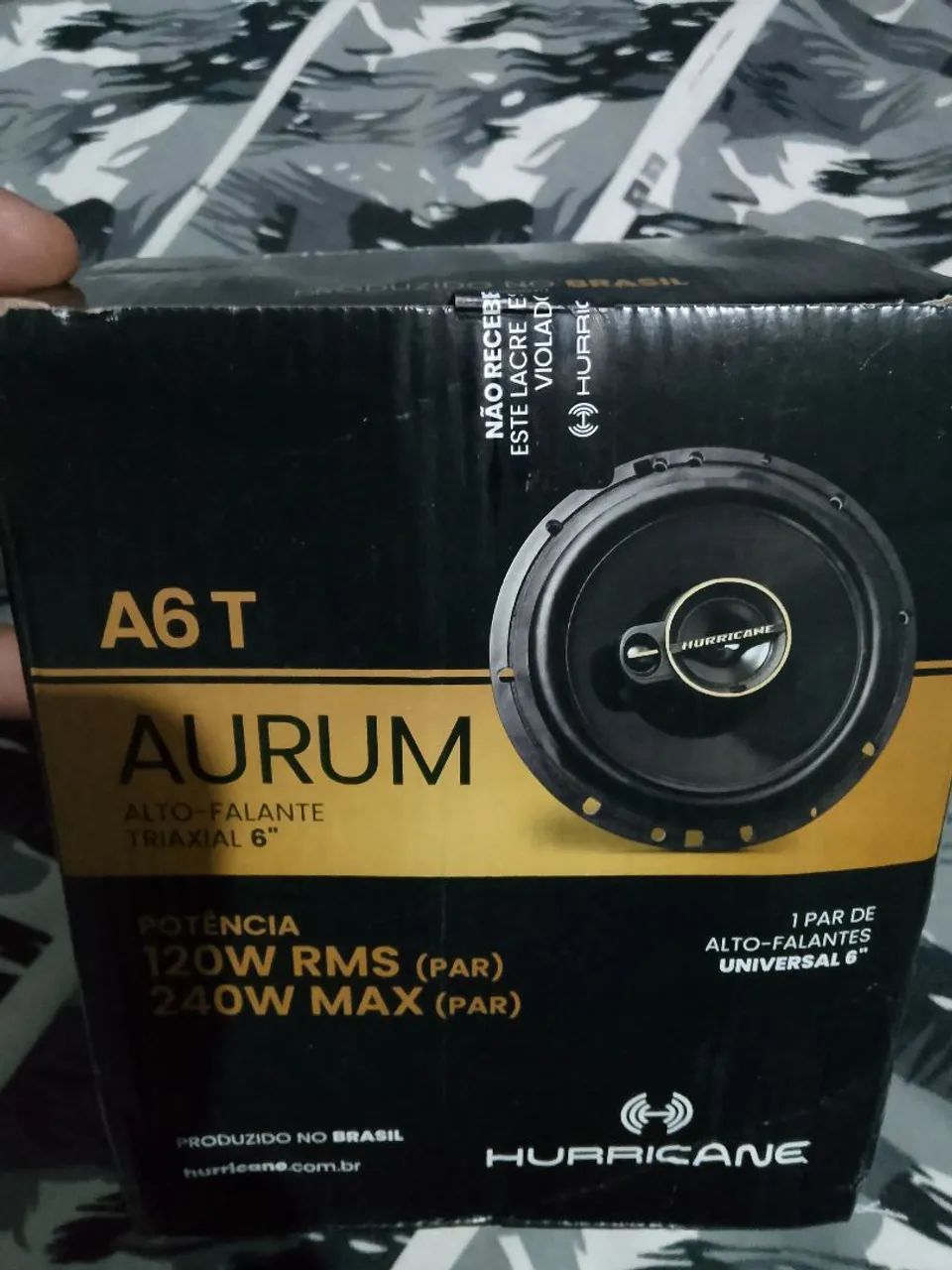 Par Auto falantes 6 polegadas Hurricane 60w