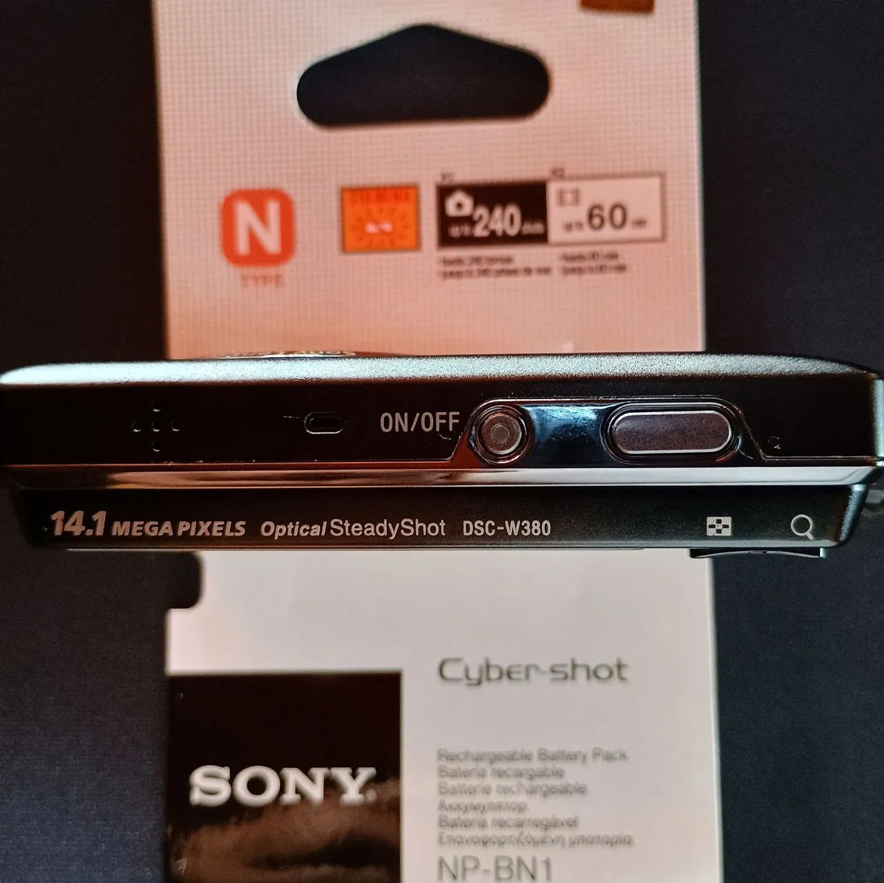 Sony cyber shot DSC-W380 lente G 14.1 mega pixels - Câmeras e