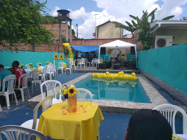 Área para eventos com piscina - Foto 5