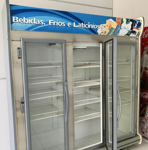 Freezer 3 portas expositor