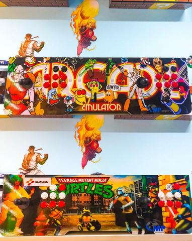 Fliperama >18mil Jogos< Estampas Exclusivas de Designer Profissional! Bluetooth e Rede! - Foto 2