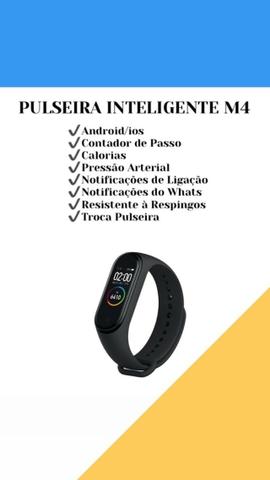 Pulseira Inteligente m4* chame no waths