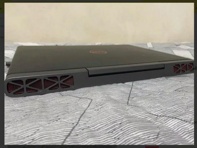 Notebook Dell 7567 Gamer I7 7700hq Geforce 1050ti Fullhd, caixa +nota fiscal - Foto 2