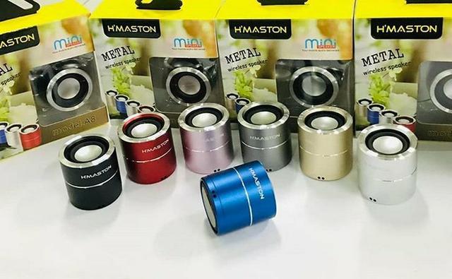 Mini Caixa de SOM bluetooth Metal H'maston (Loja Virtual) (Frete na Descrição)