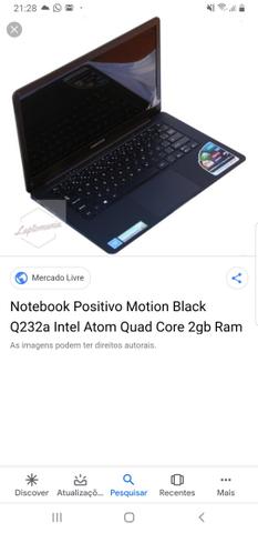 Vd notebook positivo semi novo 500 reais - Foto 4