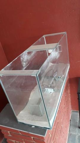 Aquario grande 1,00 x 50 x 30 . pouco usado perfeito estado - Foto 2