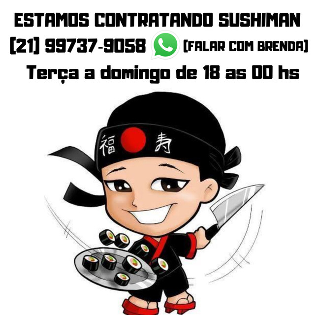Contrata-se Sushiman