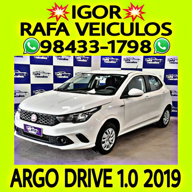 FIAT ARGO DRIVE 1.0 FLEX 2019 MIL DE ENTRADA RAFA VEICULOS XX