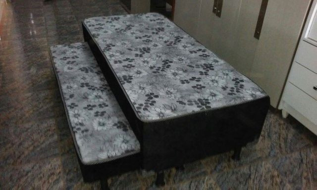 Cama Box Solteiro Com Auxiliar Direto Da Fábrica - Foto 3