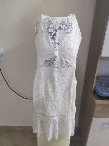 vestido branco olx