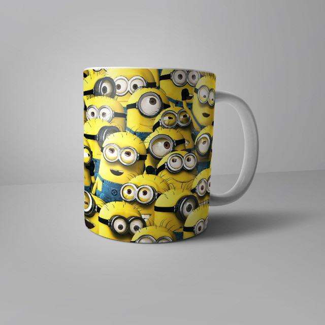 Caneca Minions Personalizada Coleção Desenho Animado