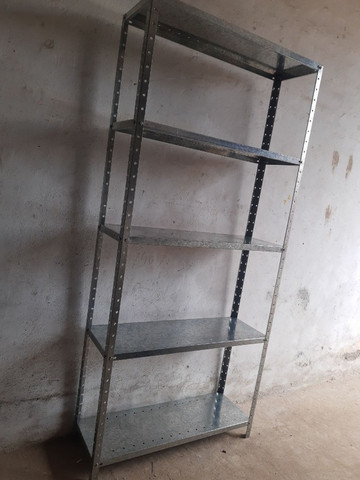 Estante aço galvanizada sem pintura - Foto 4