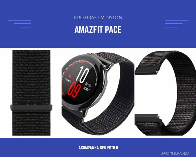 Pulseira Magnética para Smartwatche Amazfit Bip e outros de 20mm 