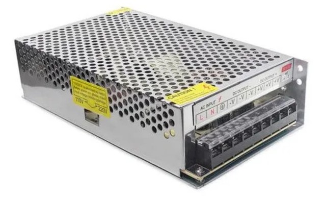 Fonte chaveada 24v 10a Bivolt Automático Alta Qualidade p/ Som,Led,CFTV etc