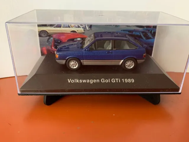 Miniatura Volkswagen Gol Gti 1989 Rebaixado Metal 1:43