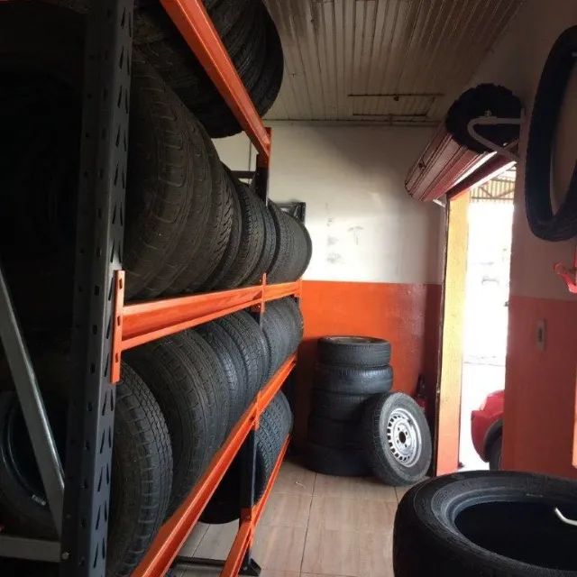 Mini Porta Pallets para borracharias, lojas e comércios em geral - Foto 3