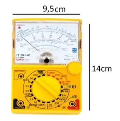 Multímetro Analógico Profissional Bomder BOM-6001 com Ponta De Prova - Foto 3