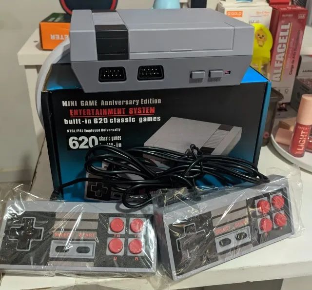 Mini game Retro com 620 jogos com 2 controles