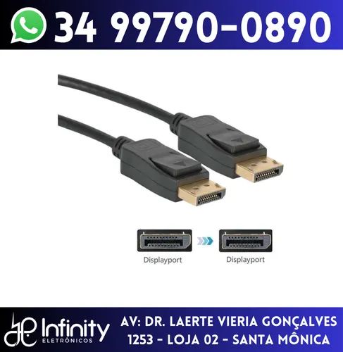 Cabo DisplayPort x DisplayPort