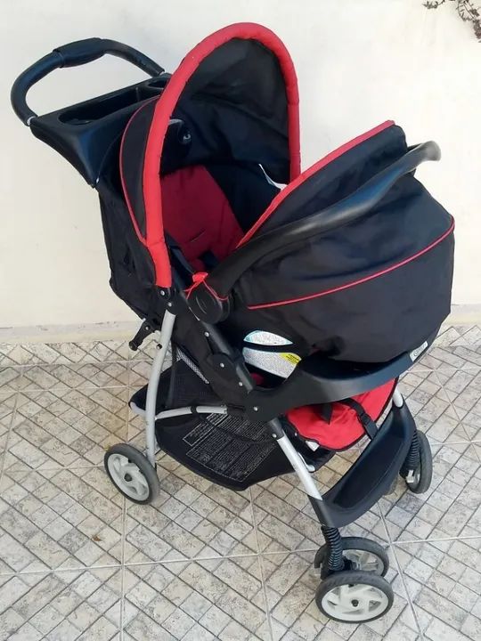 Carrinho e Bebe Conforto Graco - Pouquíssimo uso! - Foto 5