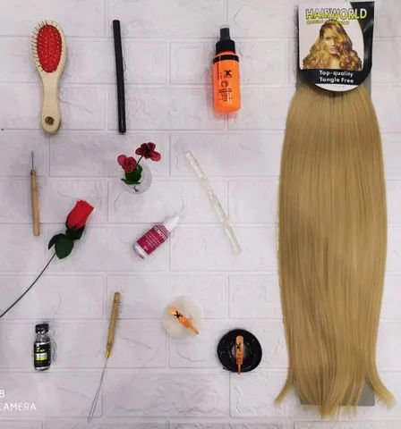 Cabelo Organico 165g 65cm Tufo Liso - Cor (#24) - Foto 3