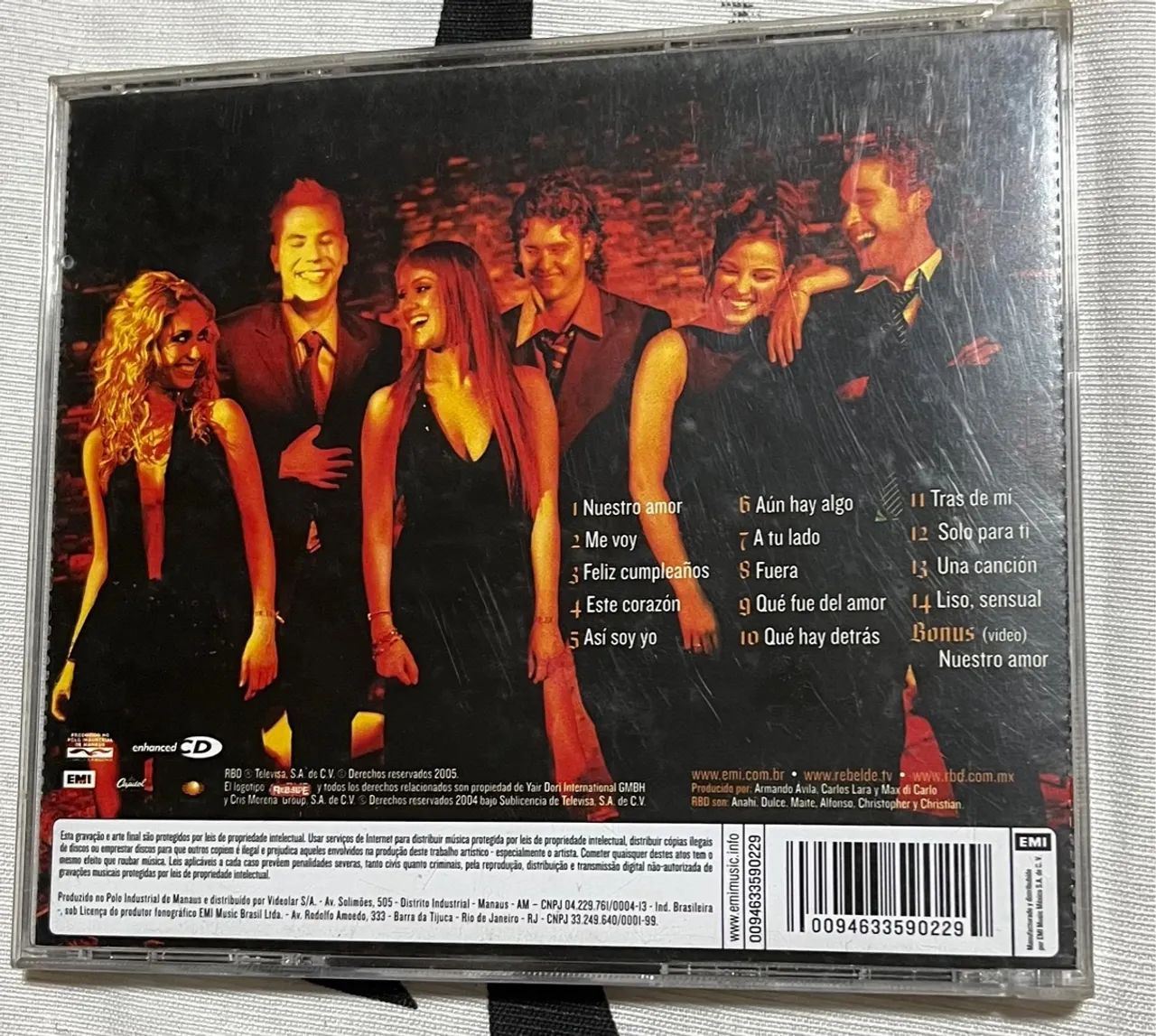 RBD - Nuestro Amor - CD Original - Foto 2