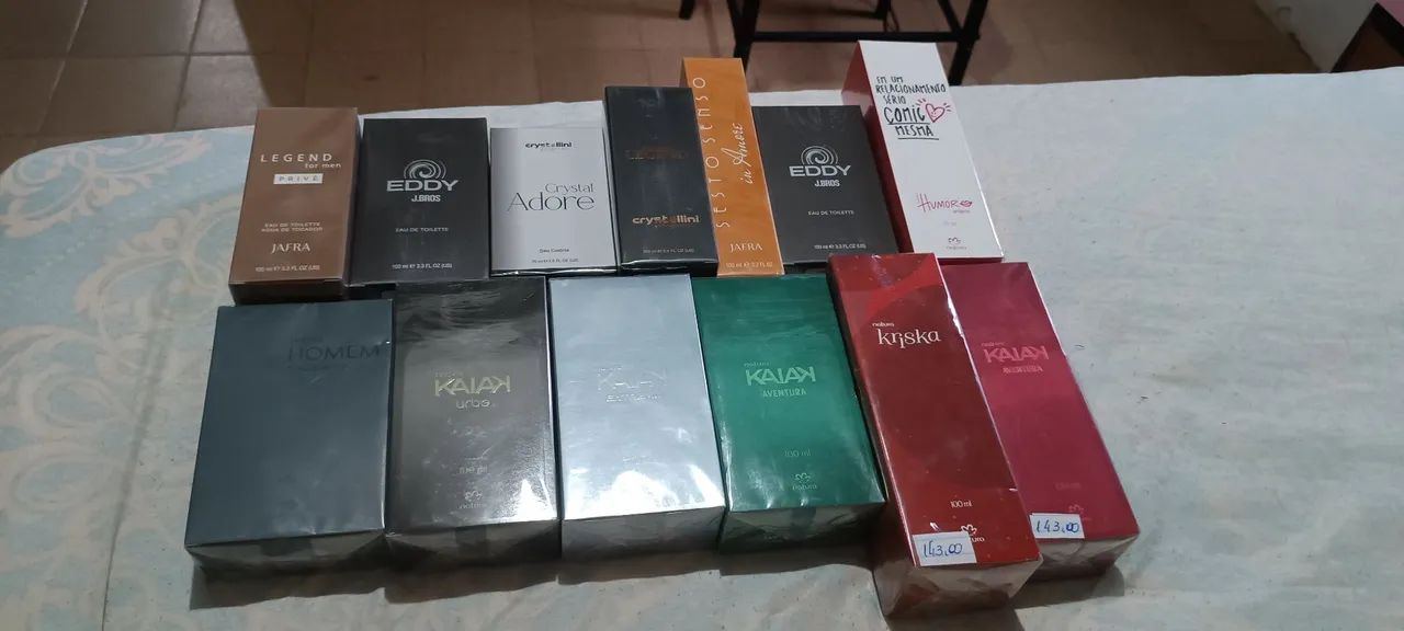 Perfumes Masculinos e Femininos - Diversas Marcas e Fragrâncias