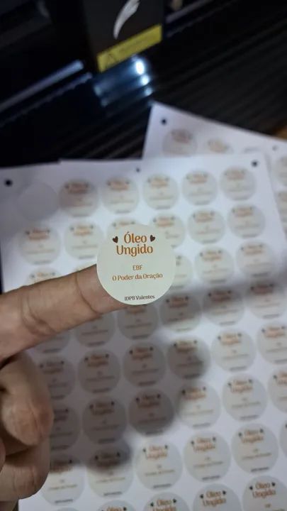 Adesivo Personalizado Recortado Redondo - Foto 5