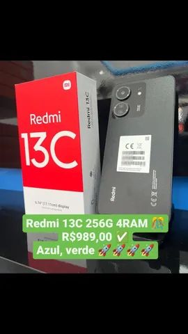 REDMI 13C  R$989