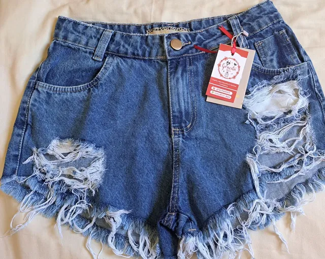 Short Jeans Desfiado