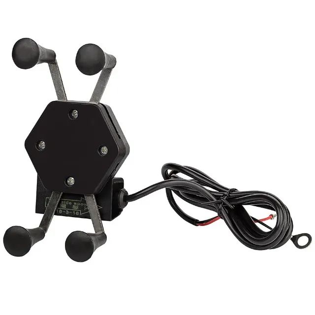 Suporte Celular Pra Moto Carregador USB Novo (Garantia) - Foto 5