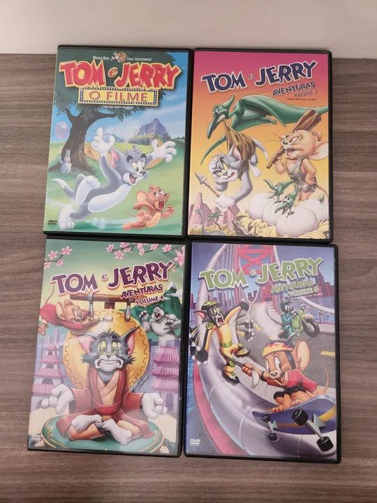 4 DVD Tom e Jerry