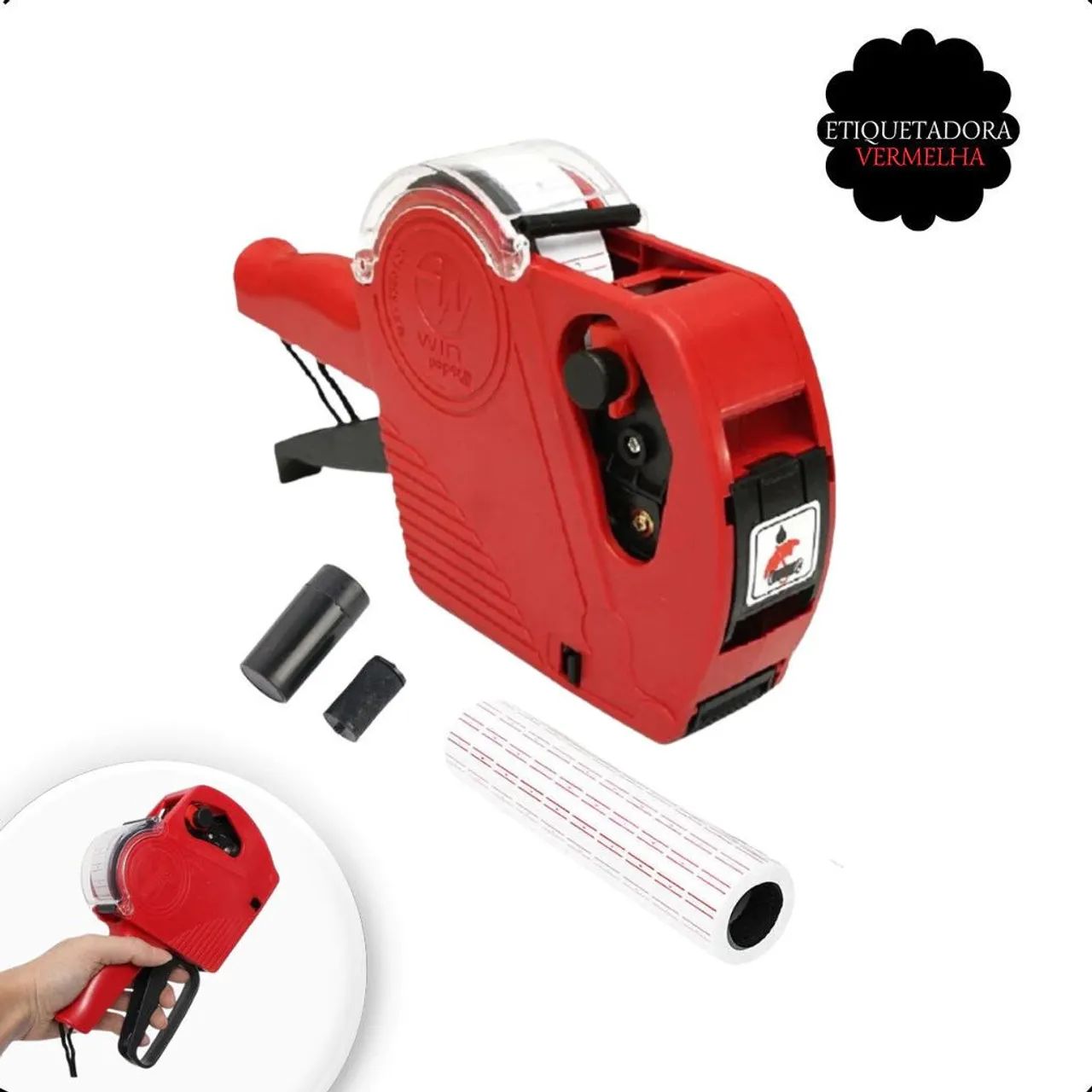 Etiquetadora manual de preços nova na caixa últimas unidades  - Foto 2