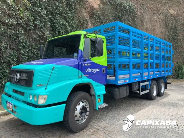 Carroceria truck gaiola transporte de gás botijão P13 - Foto 2