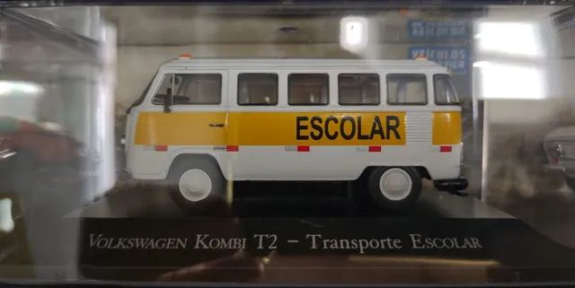 Miniatura Kombi T2 - Transporte Escolar - 1:43 (10 cm.)