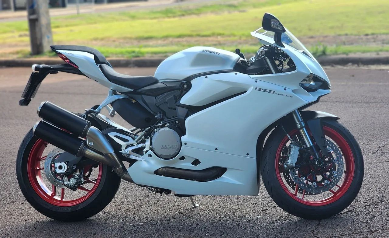 Ducati Panigale 959 - 2017 - Branca - Impecável - Foto 5