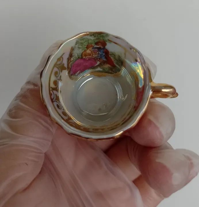 Mini xícara de porcelana  - Foto 5