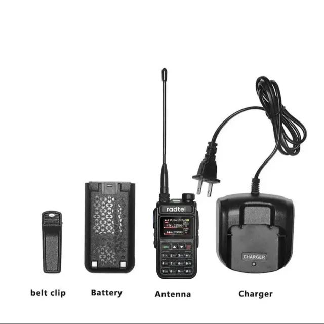 Radtel-Banda completa Ham Radio, 999CH, AM Air Aviation, Scanner a cores, Marinha NOAA - Foto 5