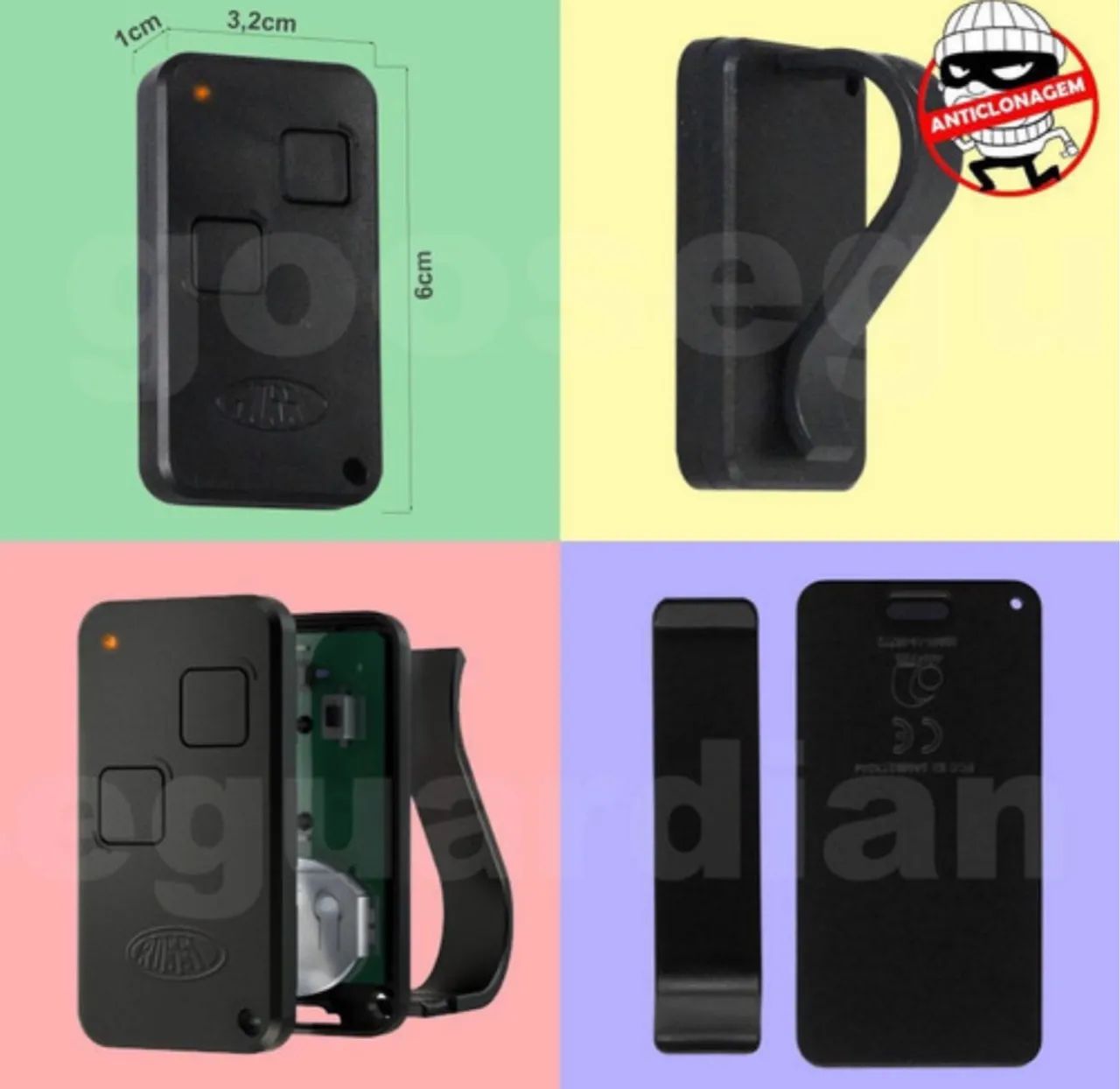 KIT MOTOR PORTÃO ELETRÔNICO ROSSI TURBO NOVO - Foto 3