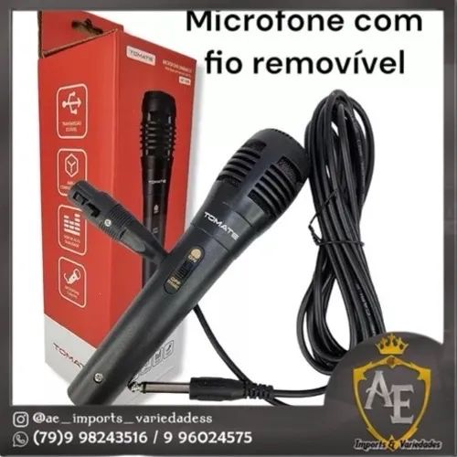 Microfone Tomate com fio 