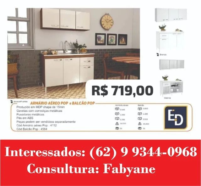 Armario de cozinha Pop