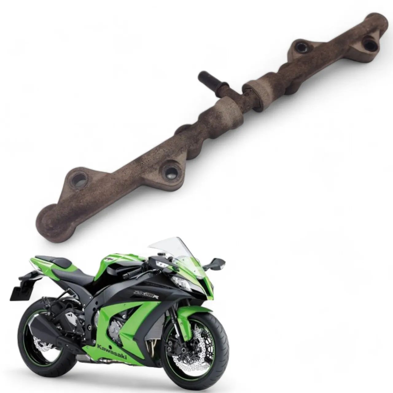 Flauta Bicos Injetor Alta Kawasaki Zx10 R 2014
