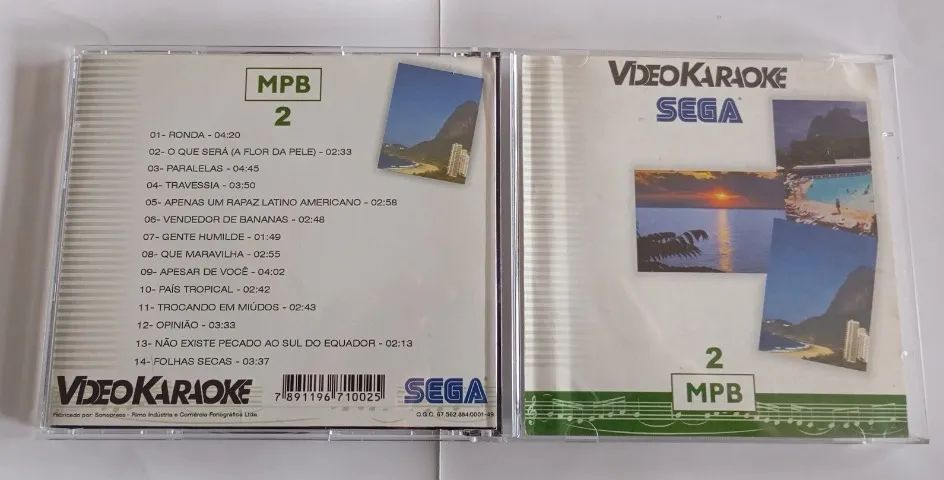 CD Video Karaoke Sega Vol. 2 MPB