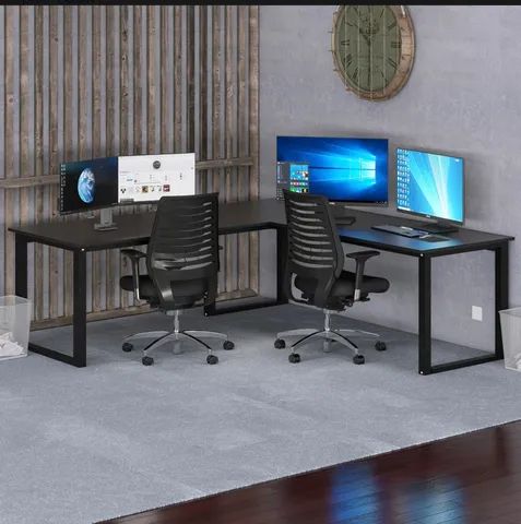 Mesa Estilo Industrial Computador Notebook Escritório 150cm - Foto 2