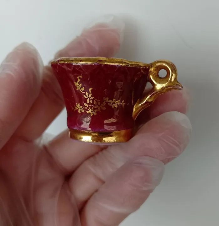 Mini xícara de porcelana  - Foto 4